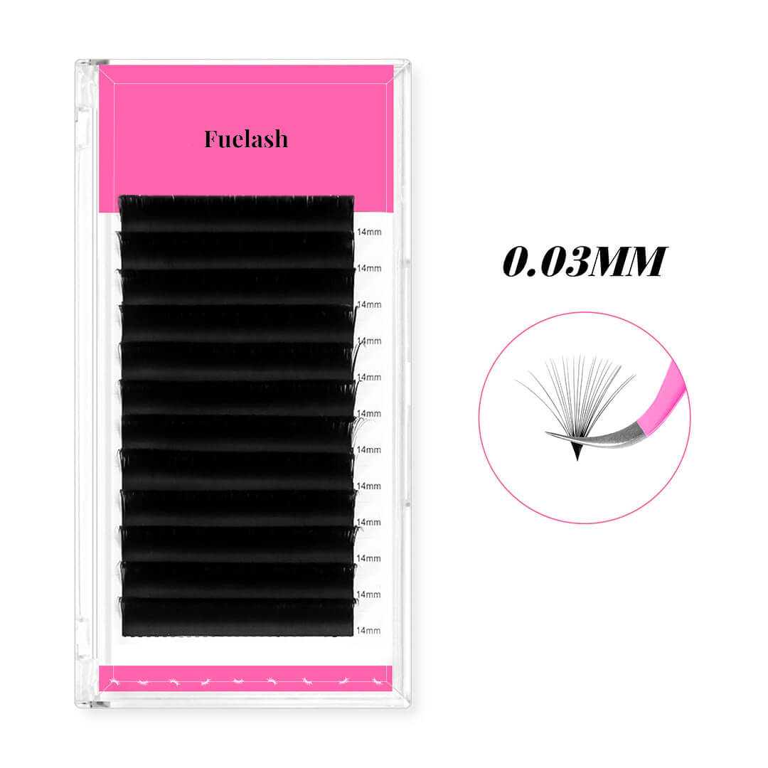 0.03MM Cashmere Easy Fan Mega Volume Eyelash Extensions