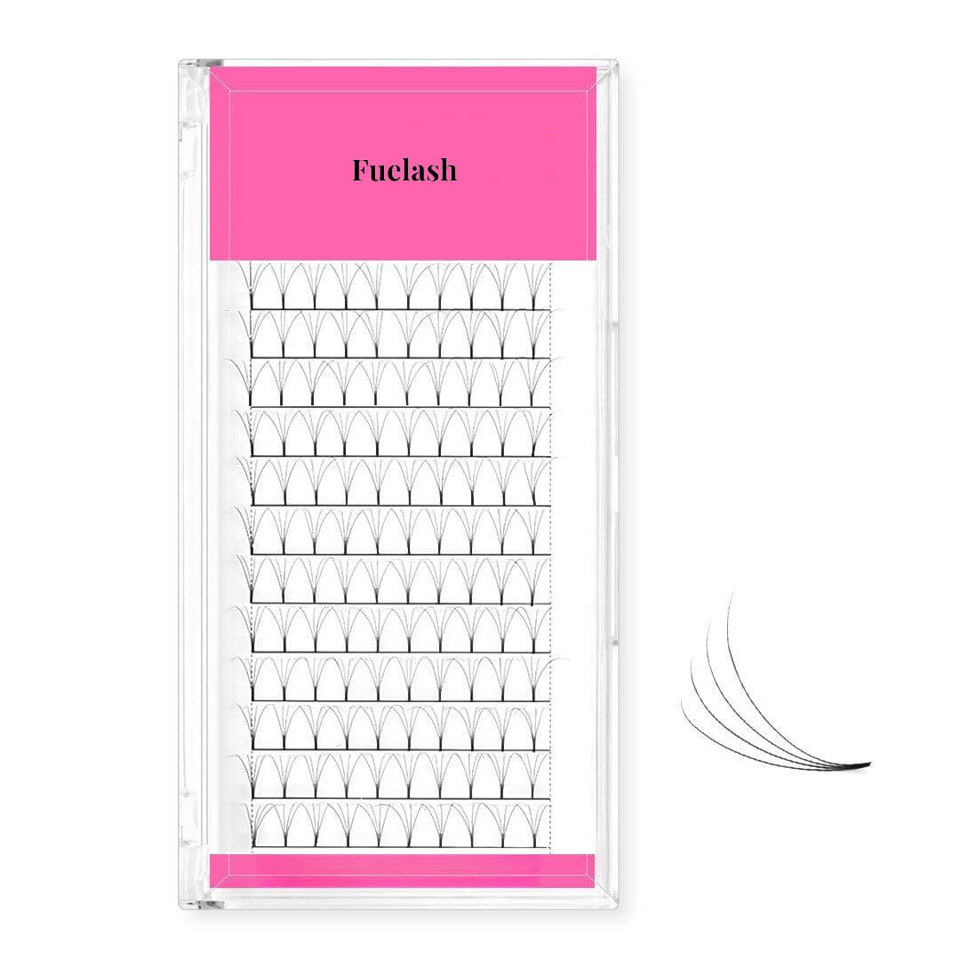 4D Premade Volume Fans Short Stem