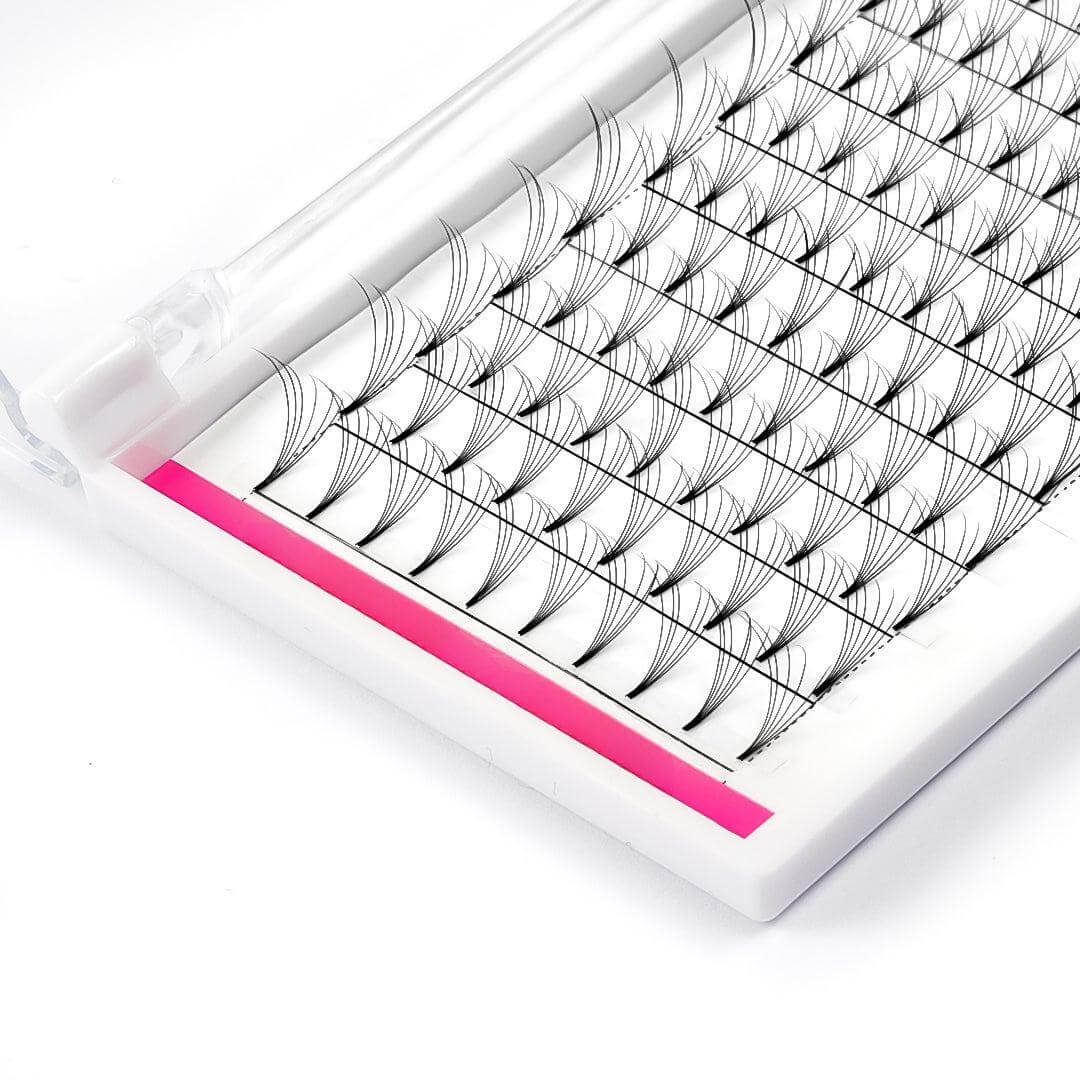 6D Premade Volume Fans Short Stem