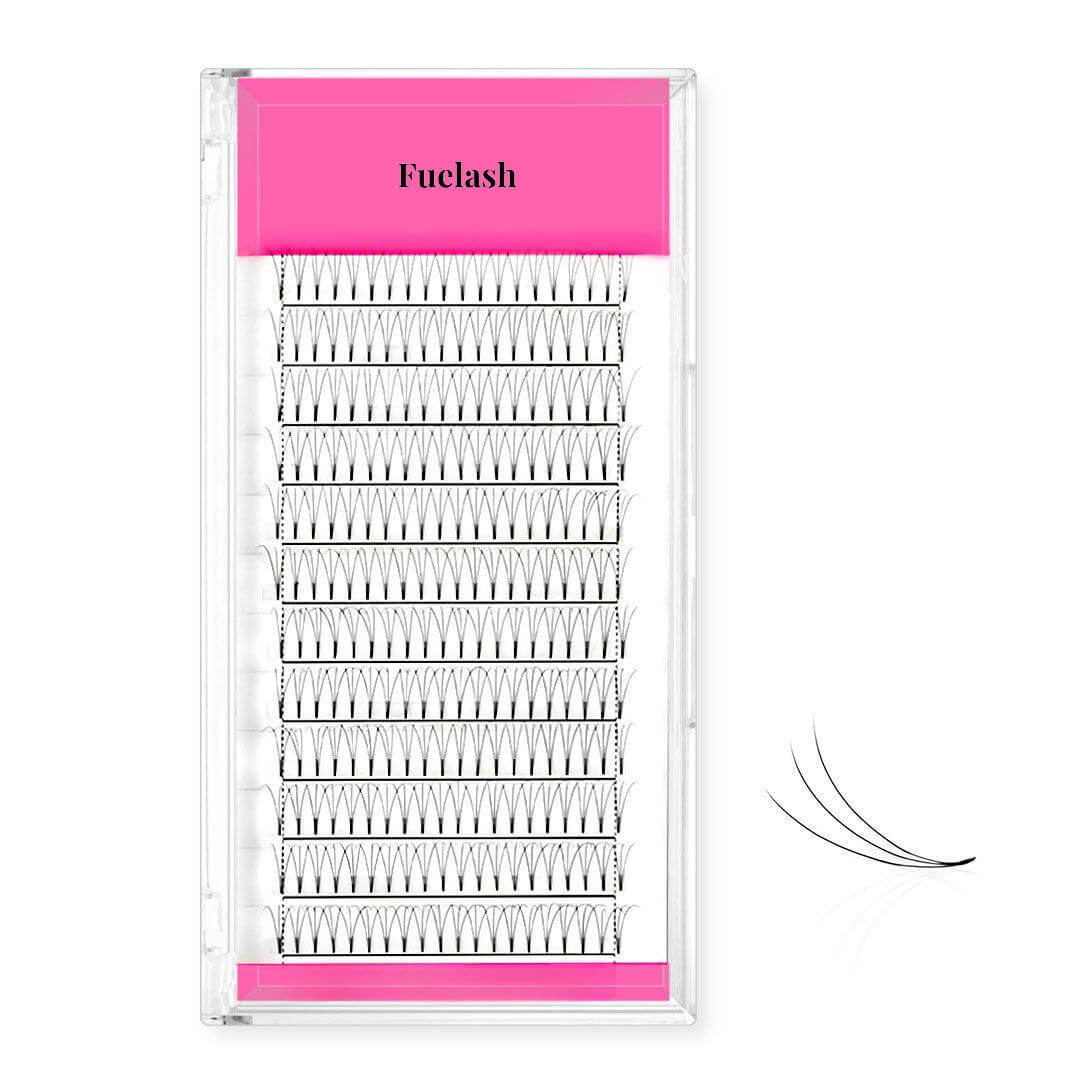 3D Premade Volume Fans Short Stem