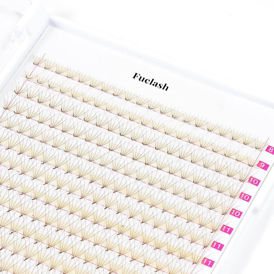 5D Colored Premade Volume Fans Pointy Base