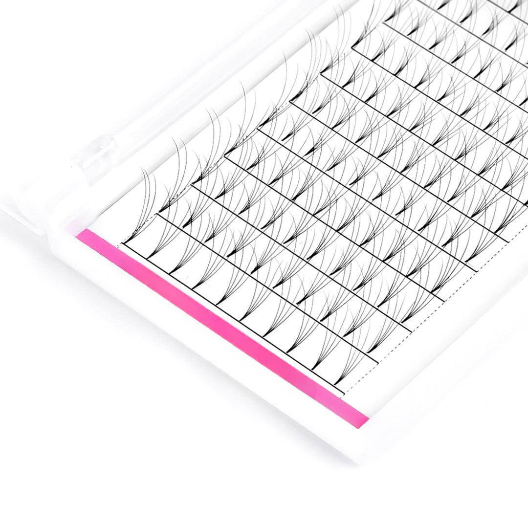 4D Premade Volume Fans Lashes Long Stem