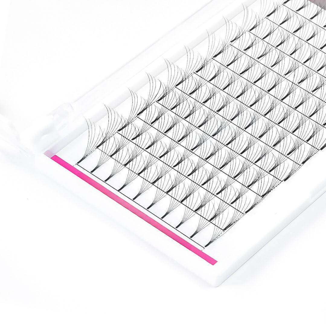 6D Premade Volume Fans Lashes Long Stem