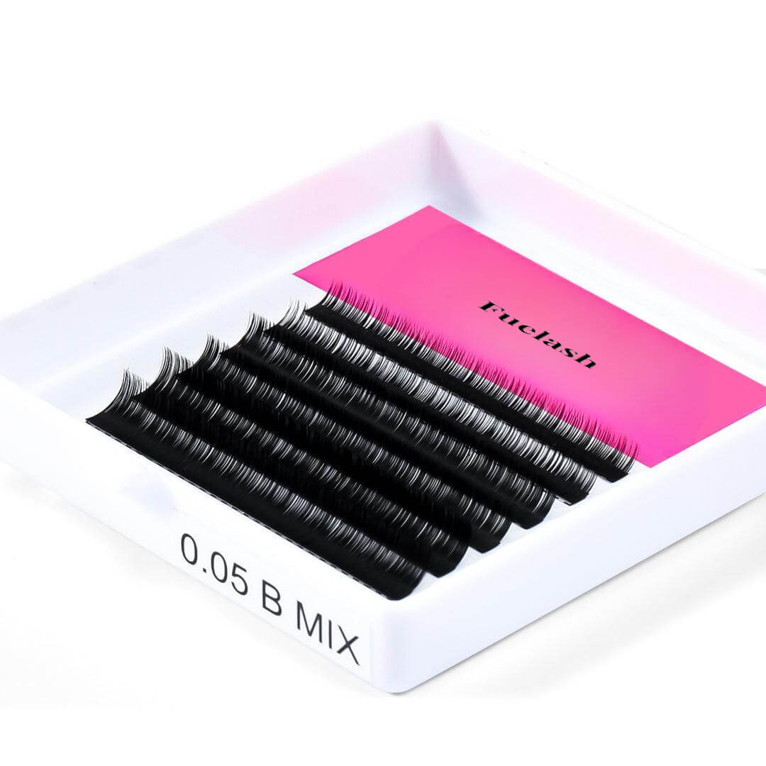 Individual Bottom Lash Extensions B Curl