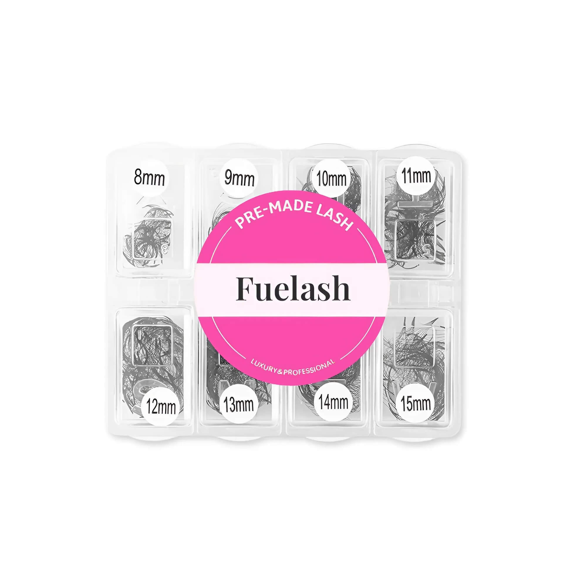 Mixed 8-15mm Promade Premade Loose Fans Pointy Base (600 Fans)